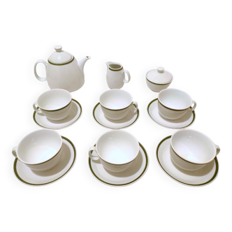 15-piece porcelain coffee set from saxony colditz east germany gdr 1980s