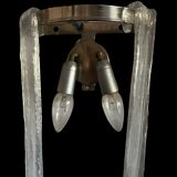 Pair of sconces " called murano waterfall " by carlo nason for mazzega