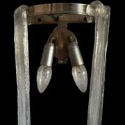 Paire d'appliques " dites cascade de murano " par carlo nason pour mazzega