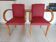 Paire de fauteuils bridge dits "moustache"