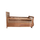 Rattan bed