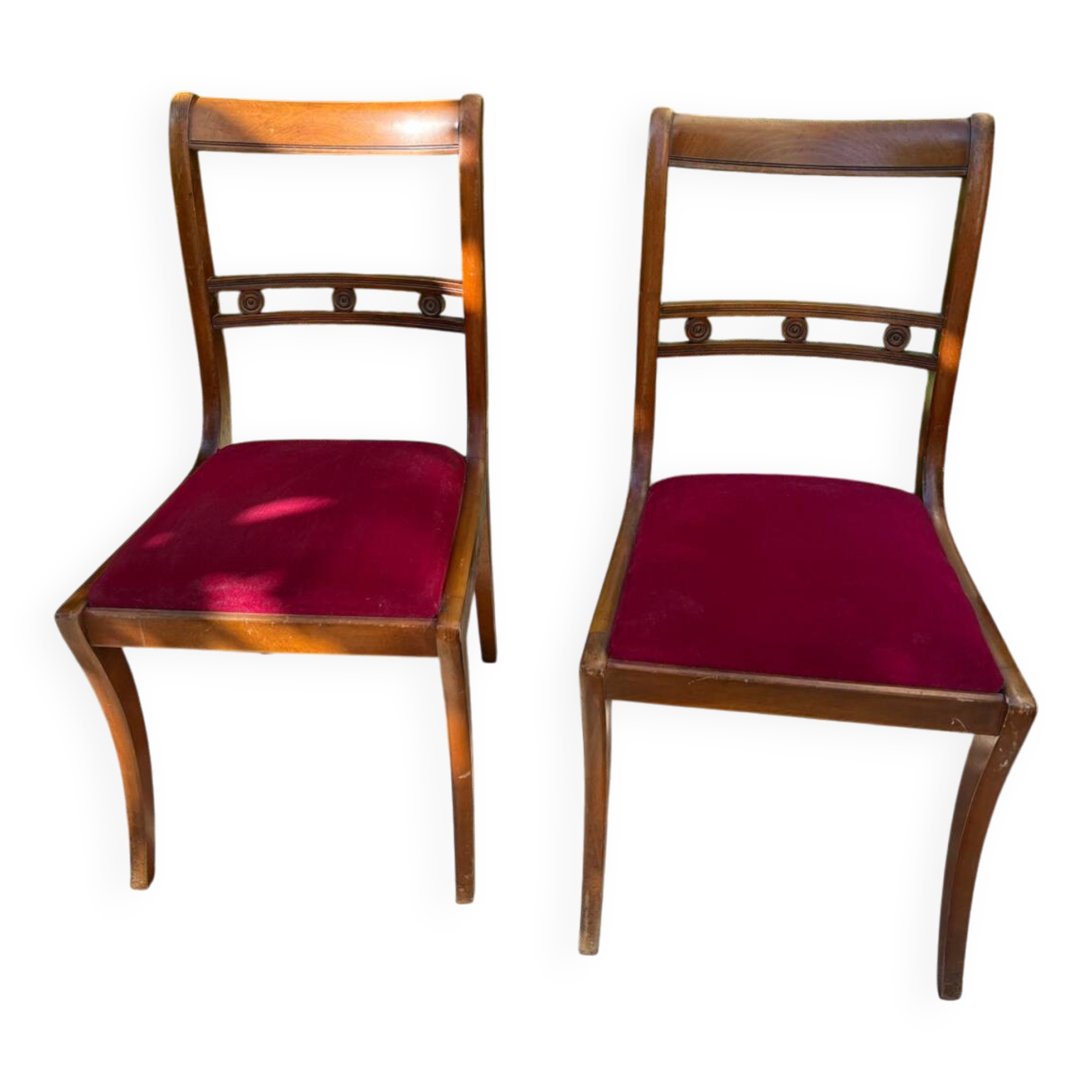 Set of 2 antique chairs