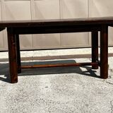 Robert Georges dining room table in pine and oak 1960