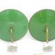 Duo of enamelled sheet metal sconces