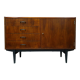 Commode en noyer Violetta rénovée, années 1970 de la République populaire de Pologne