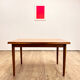 Extendable Mid Century Teak Dining Table with pull out leaves, Denmark, 1950s