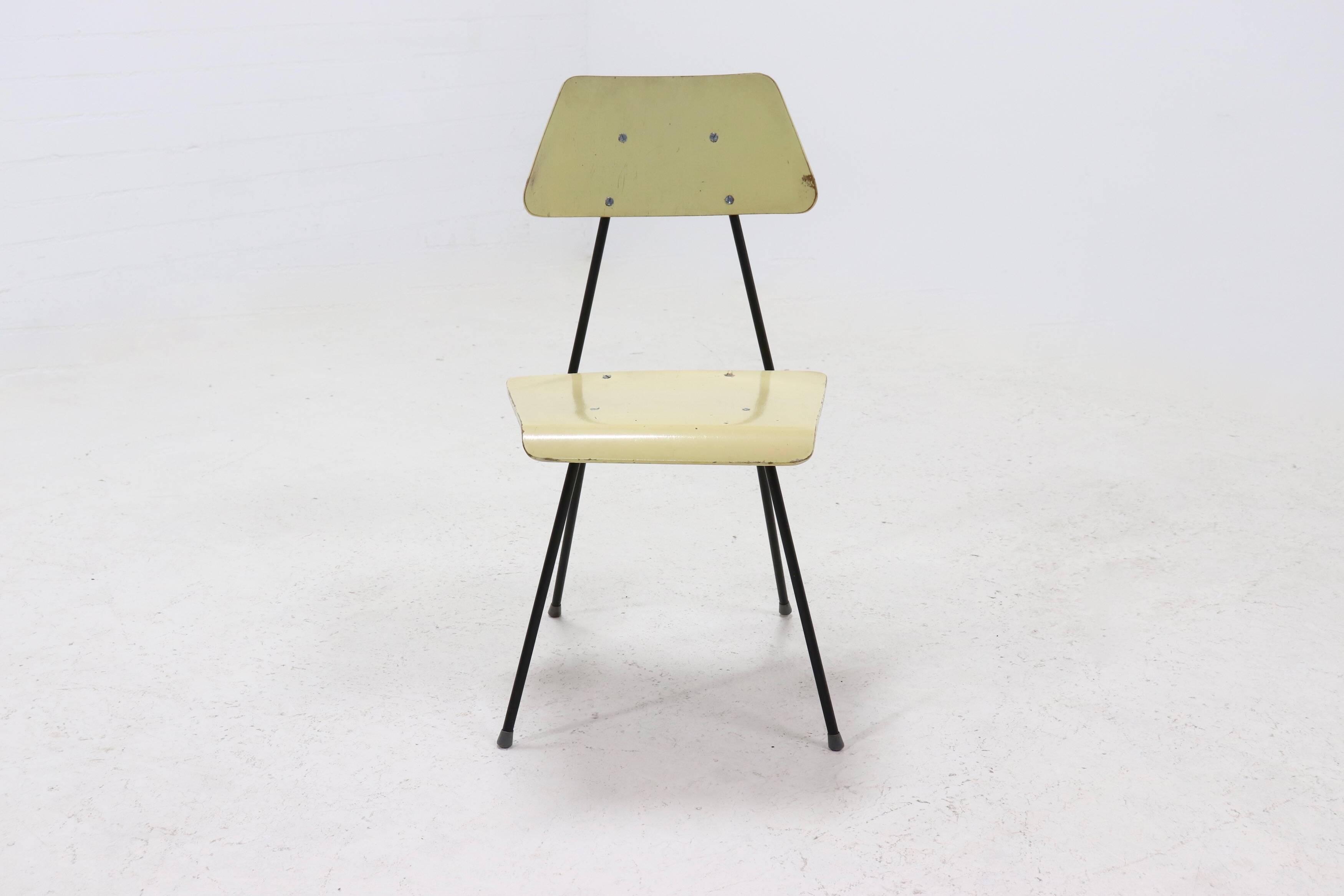 Rare Side Chair by Rob Parry for Dico Netherlands 1950s