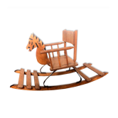 Wooden rocking horse circa 1950
