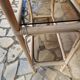 Vintage rattan shelf height