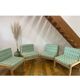 Ensemble de 4 fauteuils type chauffeuse de la marque baumann