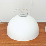 Postmodern Italian glass pendant lamp model Gaia by Luciano Cesaro for Tre Ci Luce, 1980s, set of 2.