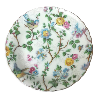 Assiette creuse ancienne Royal Staffordshire Lorna Doone Chintz vers 1949