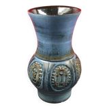 Contemporary ceramic Large vase, Jean de LESPINASSE - 1950, H 35 cm