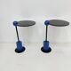 Paire de tables d'appoint Edward Geluk pour Arco – 'Piccolo' postmoderne Memp des années 1980