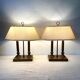 Pair of lamps style hot water bottle touch, 80s