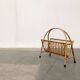 Mid-century bamboo magazine rack, 1960s