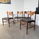 Set 4 chaises italiennes Gianfranco Frattini