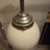 Art deco globe opaline hanging lamp