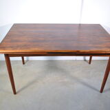 Extendable rosewood dining table year 60