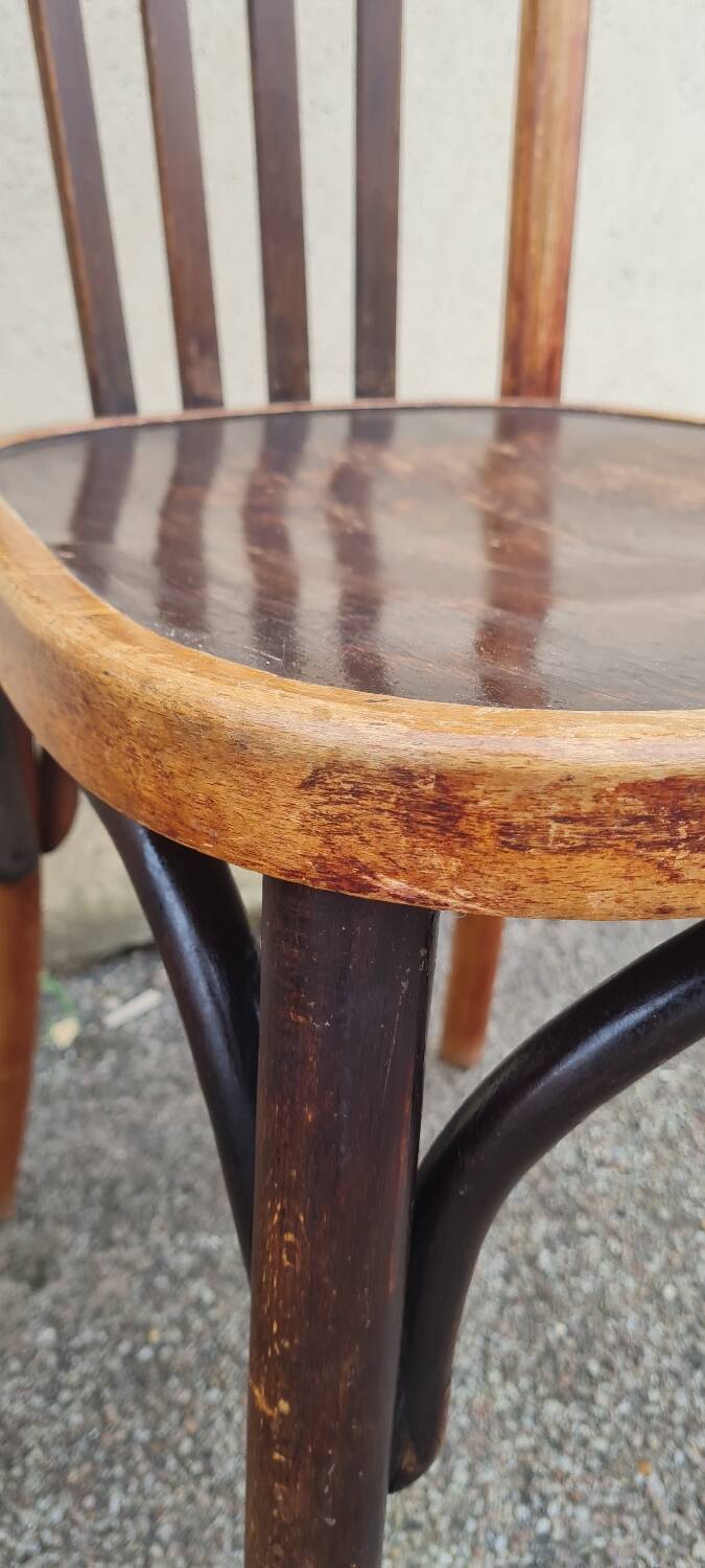 Set of 4 Baumann bistro chairs