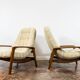 Pair of "Scoope" Lounge Chairs by R. Huber 1960's