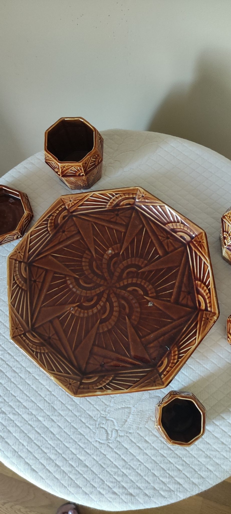 Former earthenware tobacco set of Onnaing