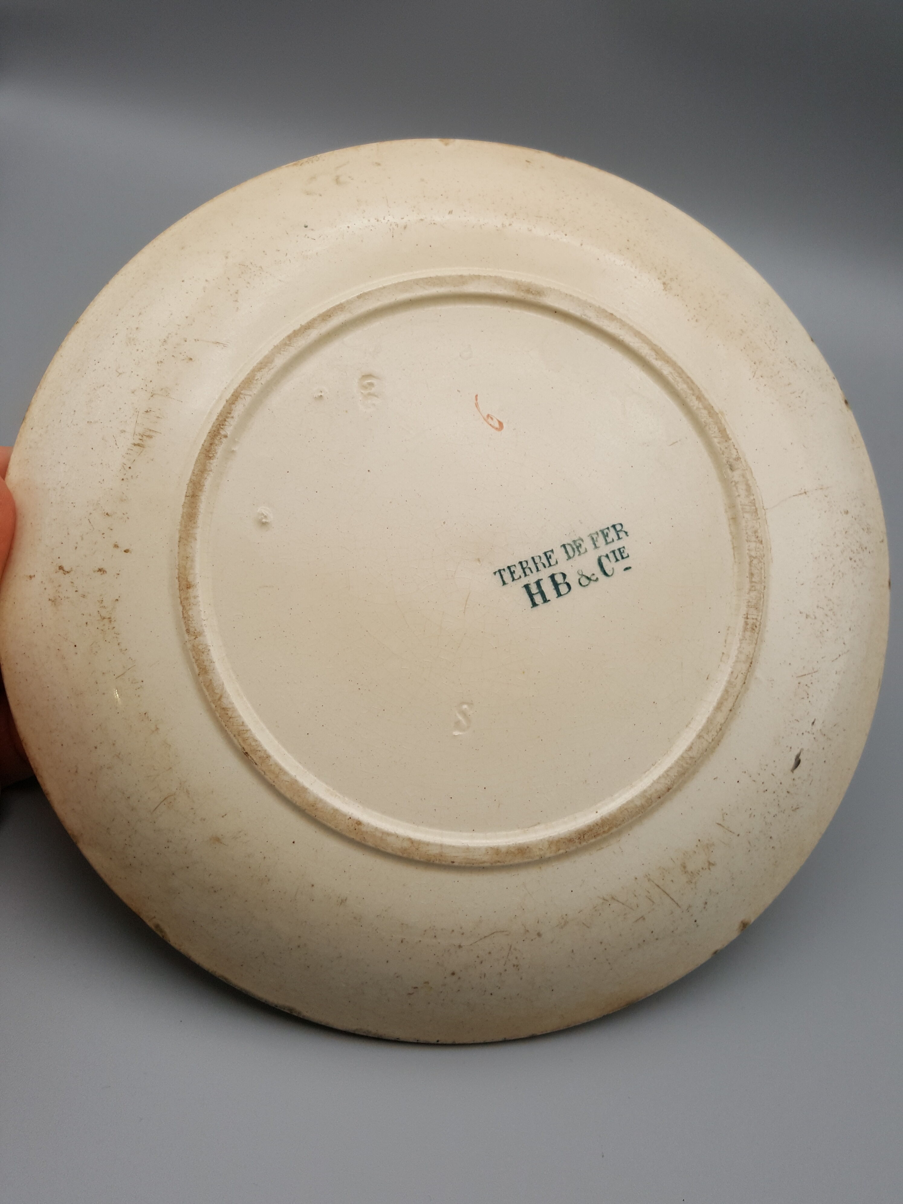 Lot of 4 plates talking children's songs Land of Iron HB and Co.