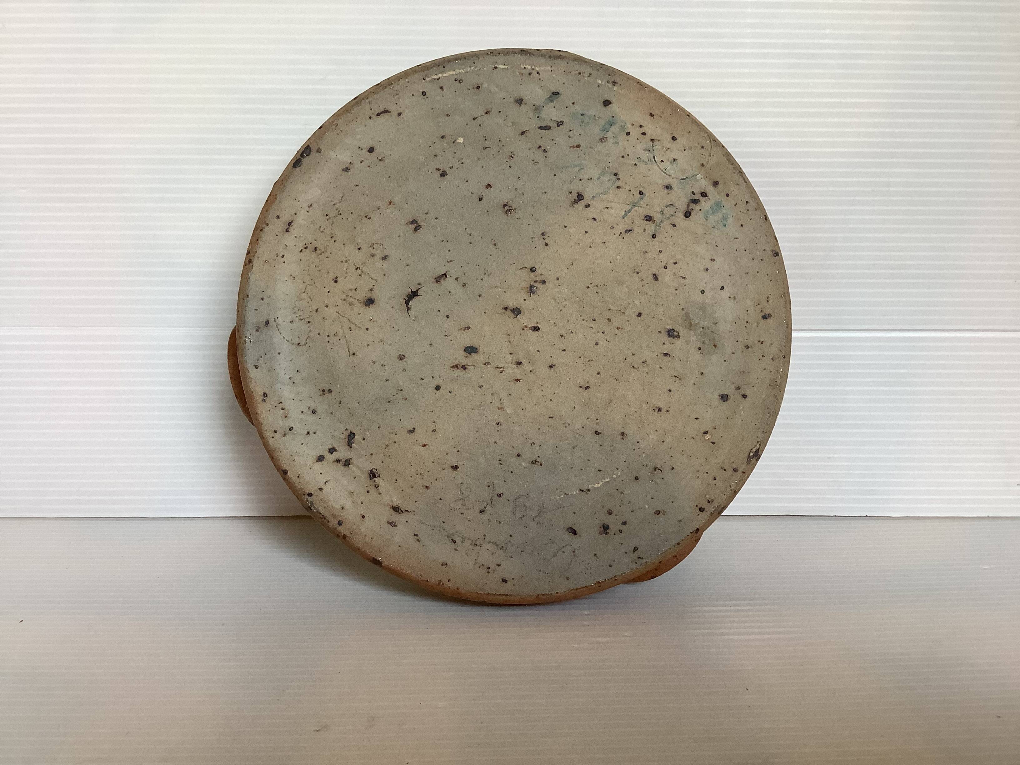 Speckled ceramic ashtray tray
