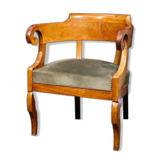 Office armchair in cherry wood nineteenth century
