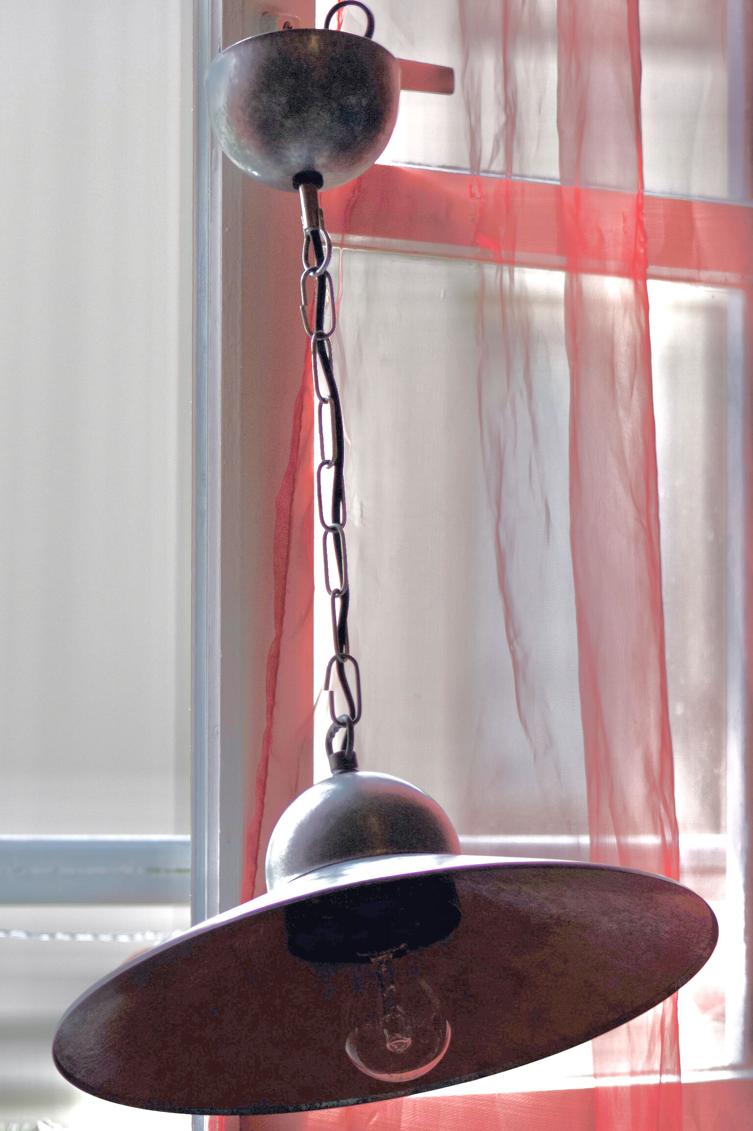 Iron hanging lamp