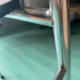 White Formica chairs