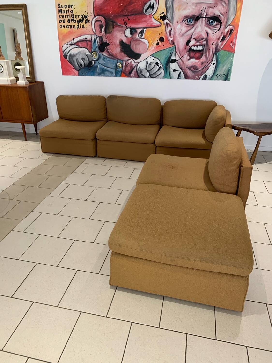 Vintage Zanotta Modular Sofa Circa 1970