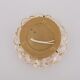 Helena Tynell for Glashutte Limburg amber bubble flush mount