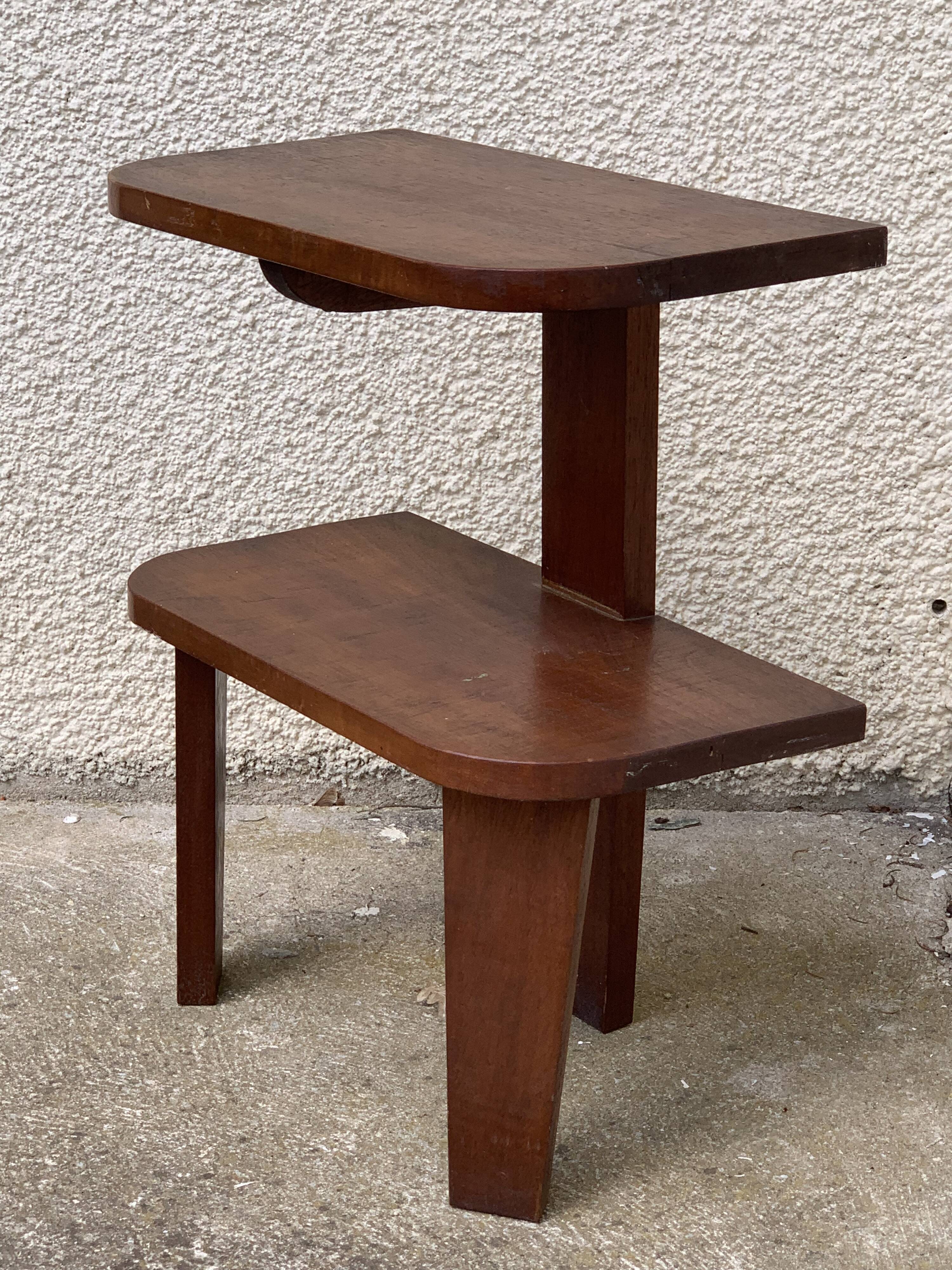 Tripod bedside table 1960