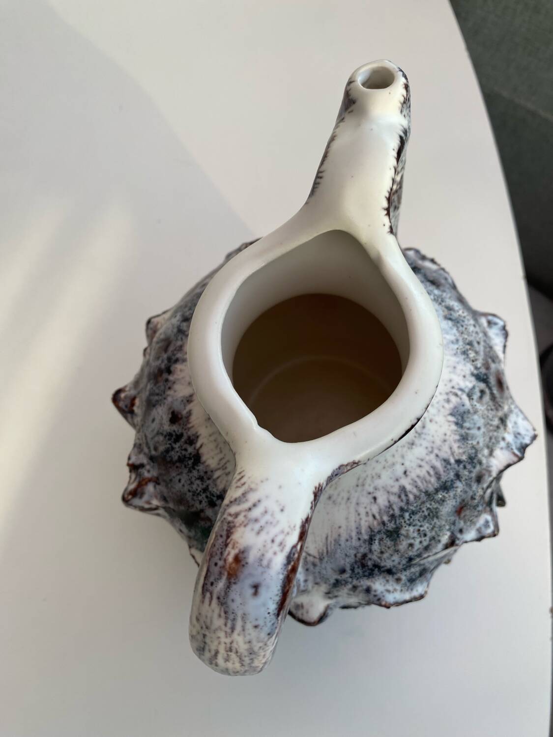 Vintage Vallauris pitcher, brutalist style