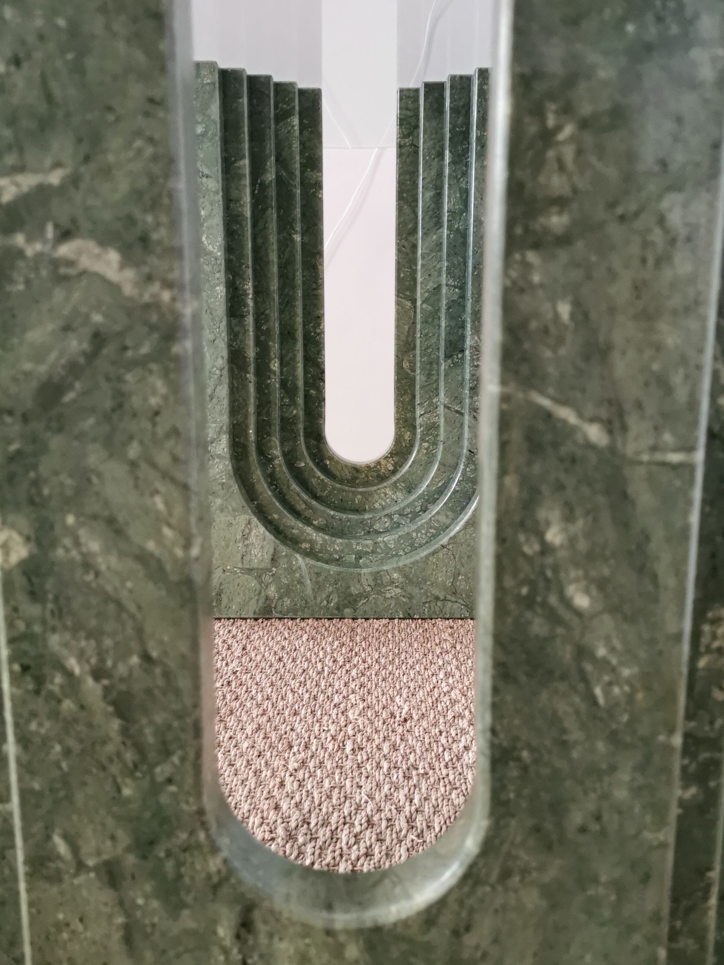 Marble and glass dining table Carlo SCARPA for CATTELAN Italia circa 1970