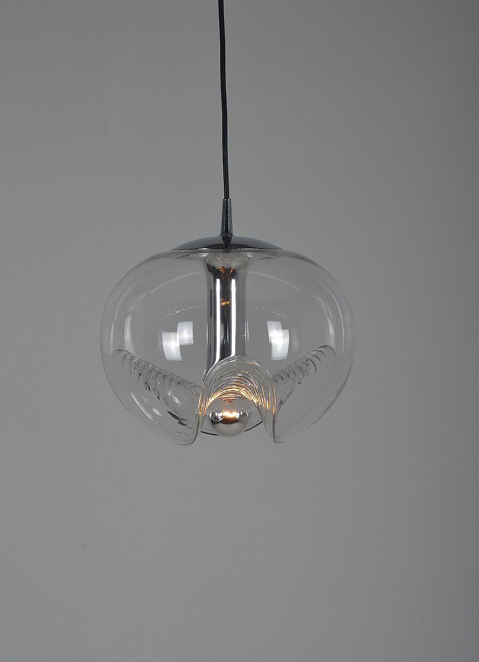 Peill & Putzler 'Futura' or 'Wave' pendant lamp, 1974