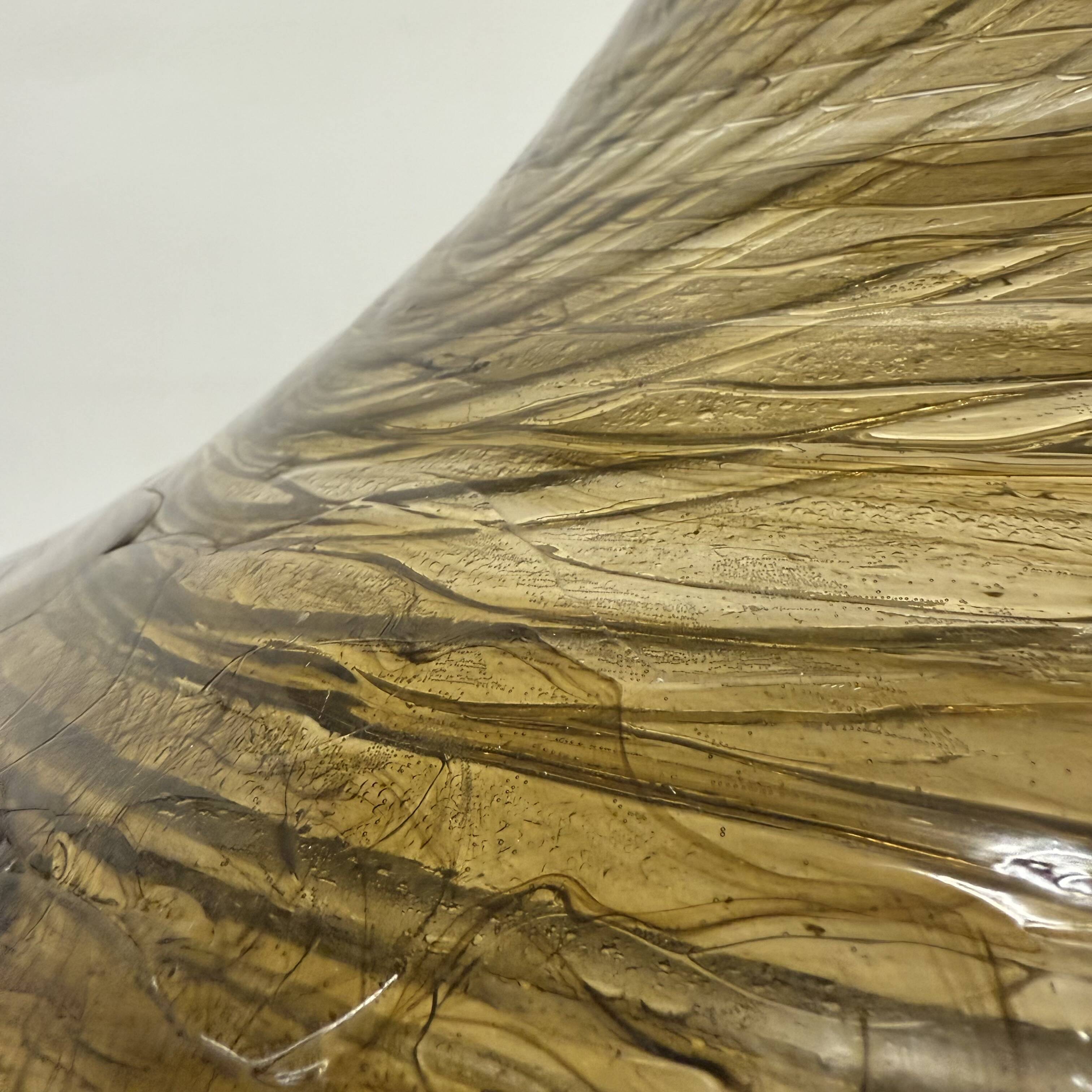 Mid century design lucite hanging Lamp , 1970s