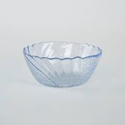 Set of glass bowls, Italian design, 1970s, made in Italy