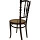 Thonet dining chair model 232, circa 1930 - dining chair with webbing seat