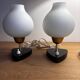 Pair of mid-century table or bedside lamps