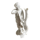 Biscuit Porcelain Flower Vase Statue Volkstedt Art Nouveau Lady, c. 1900