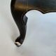 Table basse Chine 1960 grave fond noir