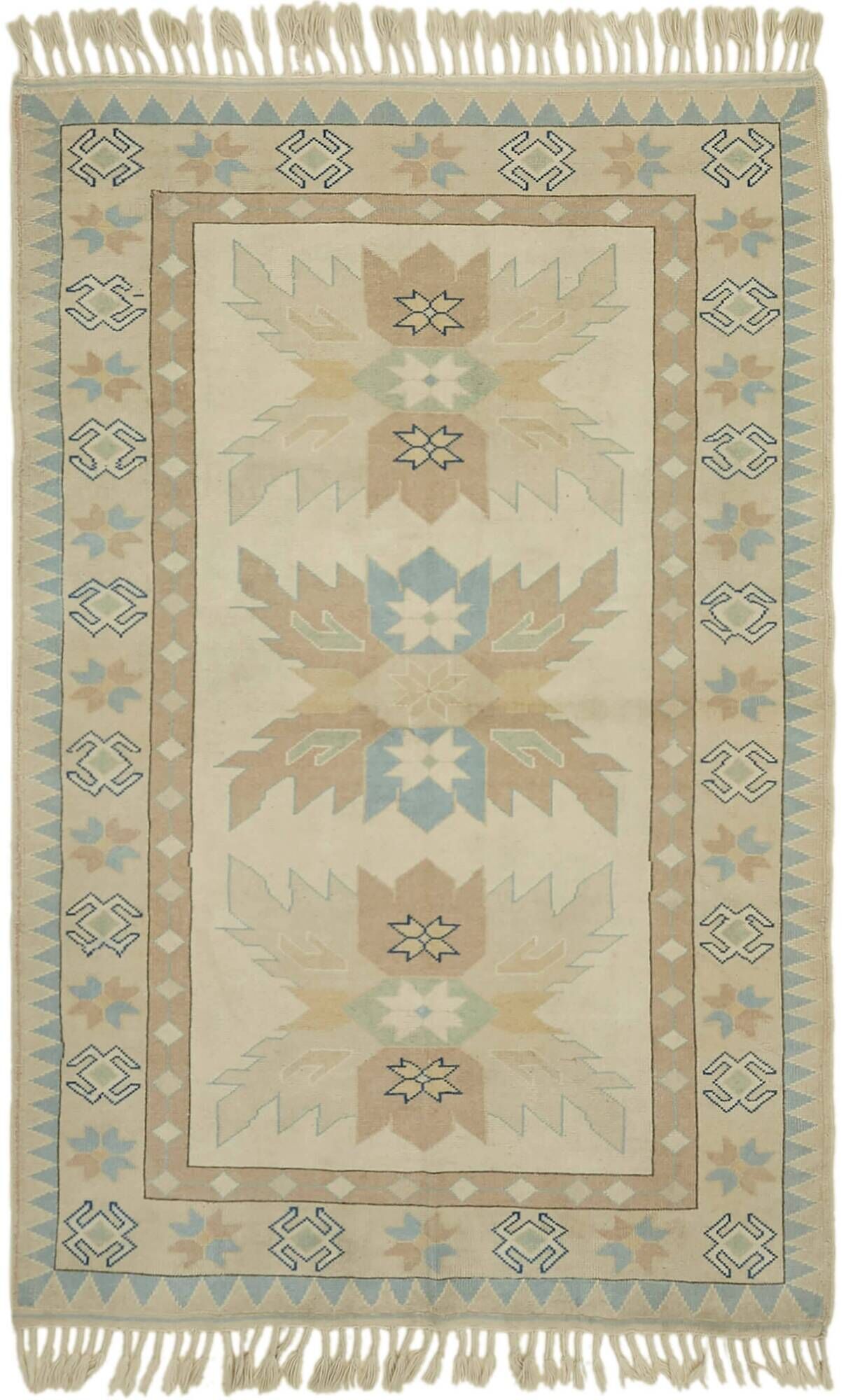 Tapis vintage anatolien turc 151 cm x 226 cm