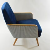 Square chair velvet hen's feet