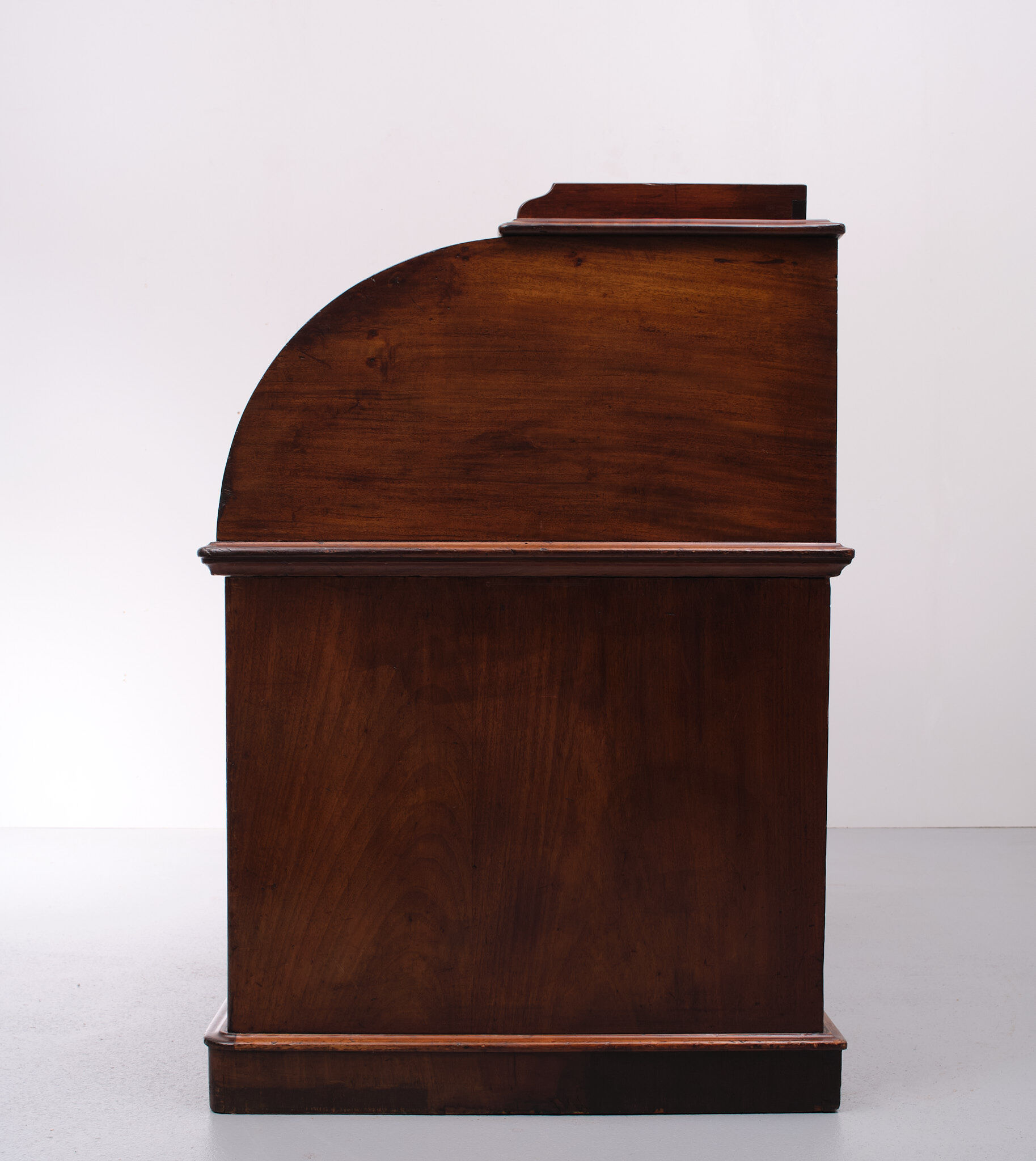 Antique Hobbs & Co. English Roll Top Cylinder Desk