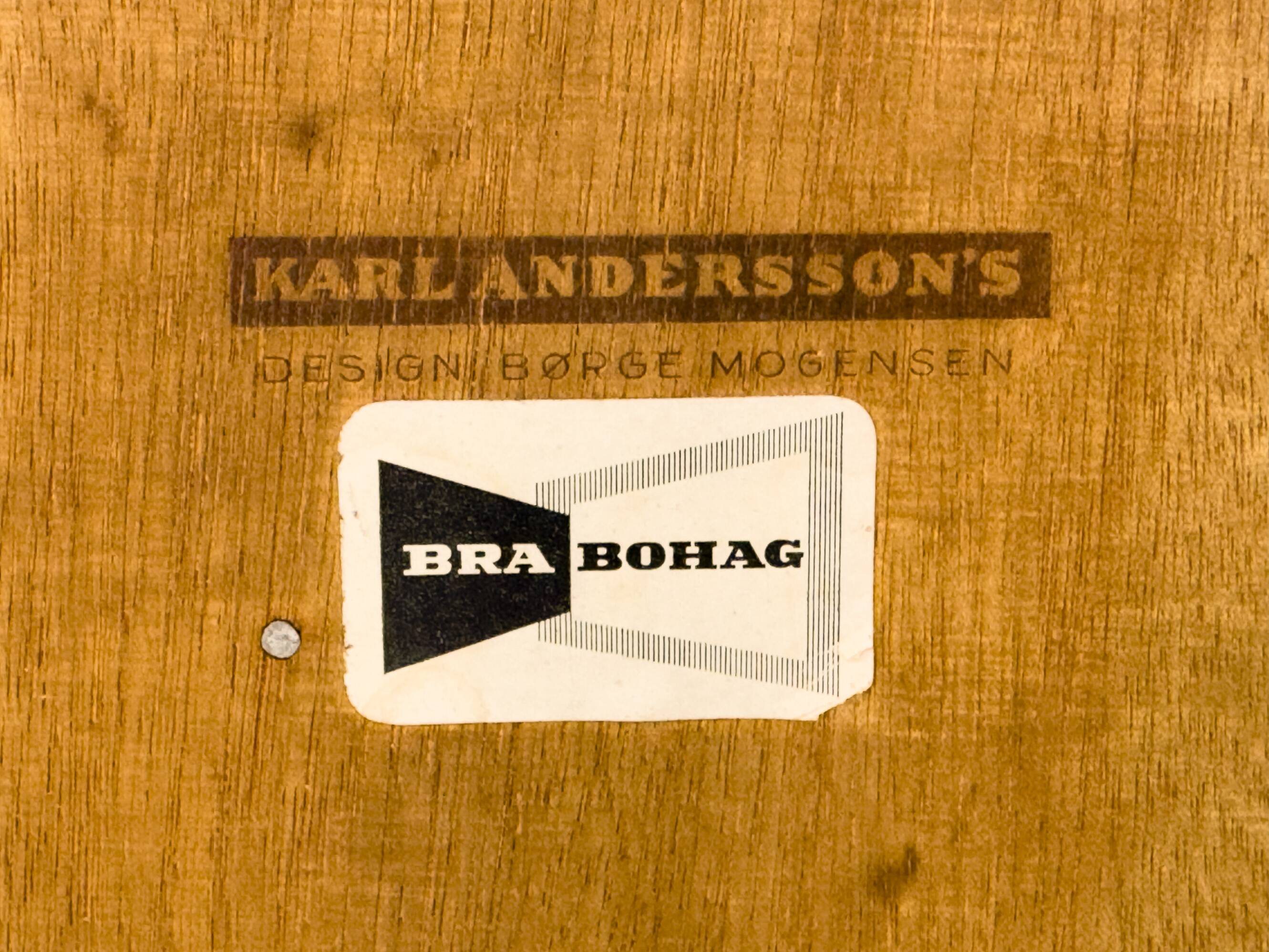 Enfilade en teck par Børge Mogensen pour Karl Andersson & Söner, années 1960.