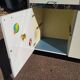 Buffet bahut de cuisine en formica marbre noir - vintage