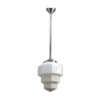 Suspension opaline skyscraper shape