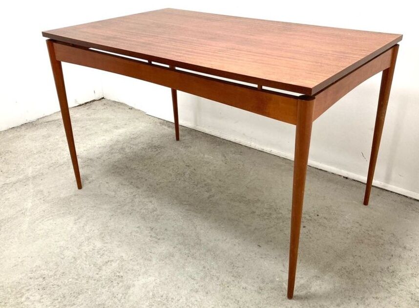 Mahogany SAM table, DREVOTAR edition, Czechoslovak vintage 1960s